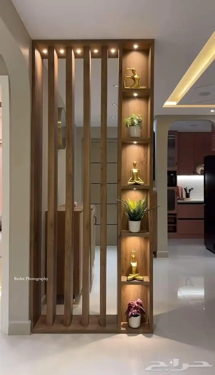 بارتيشن بارتشن دوليب عبايات أرفف معاليق ديكوار شاشه دوران 36