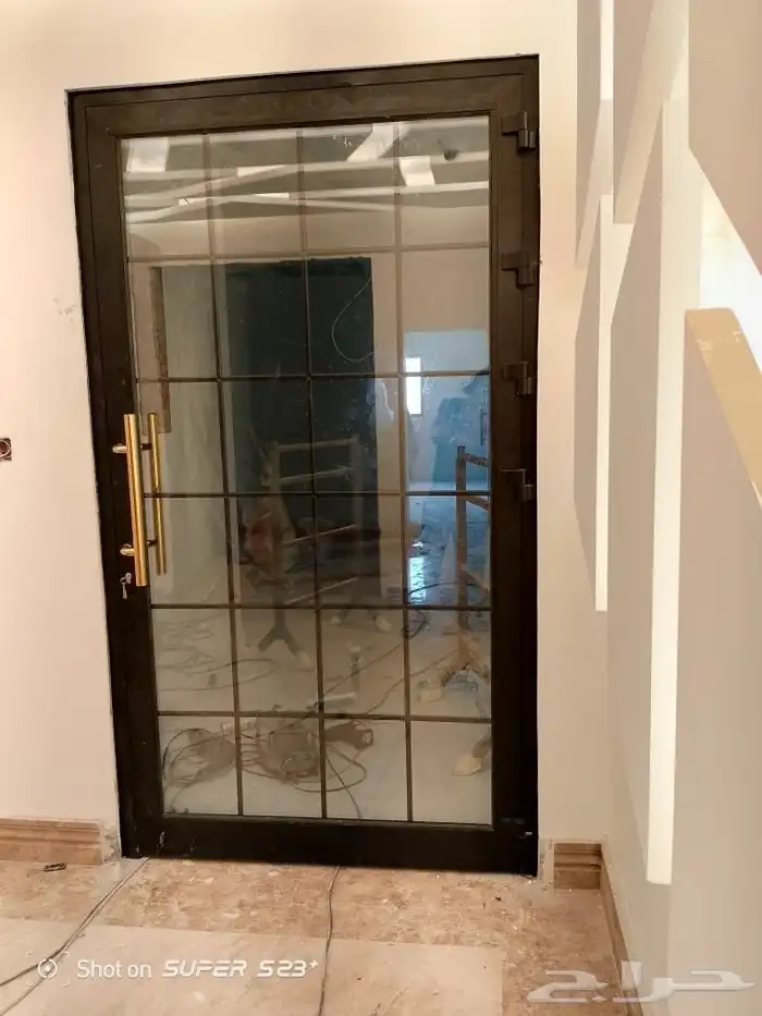 ابواب المنيوم زجاج واجهات استركشر شاور سكريت تفصيل درايش 9