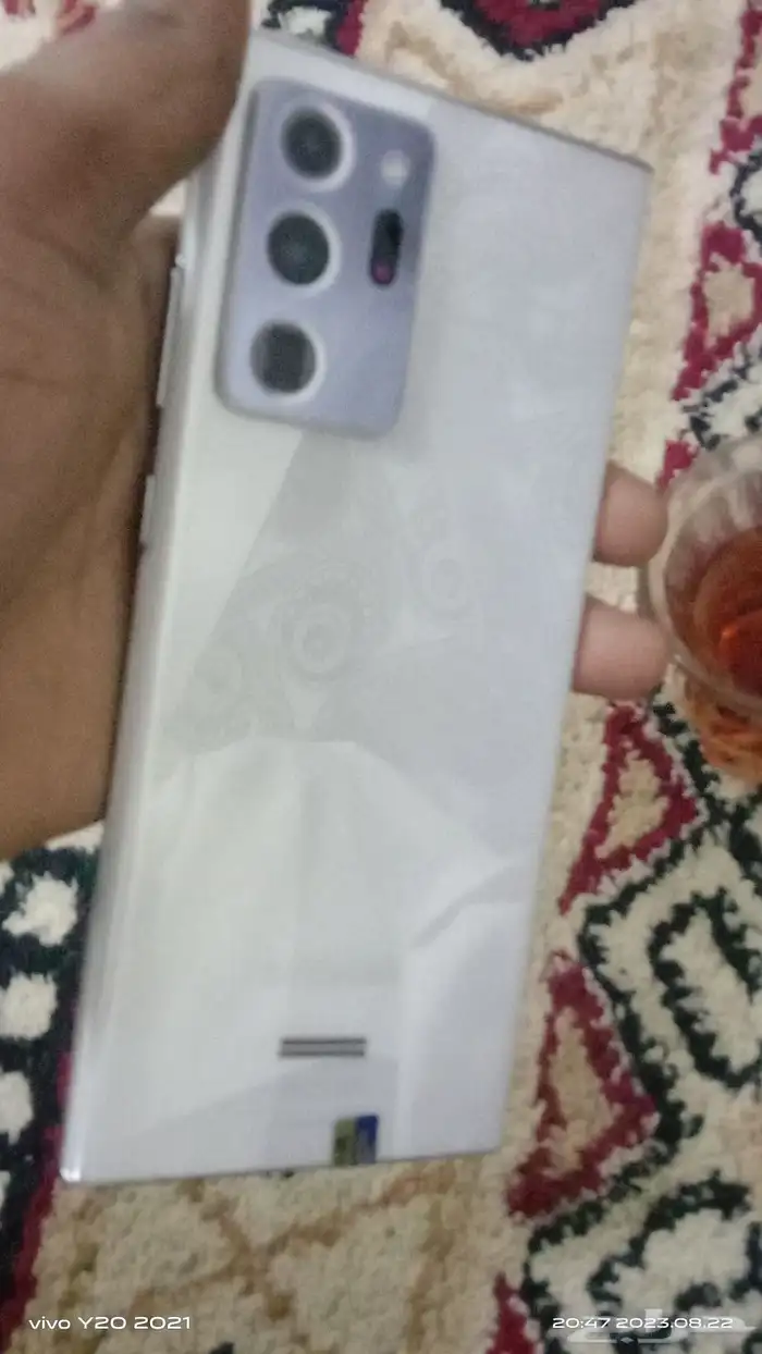 جوال سامسونج نوت 20 الترا 5G 128G شبه جديد بس مكسور شاشه 0