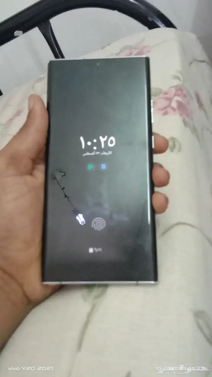 جوال سامسونج نوت 20 الترا 5G 128G شبه جديد بس مكسور شاشه 3