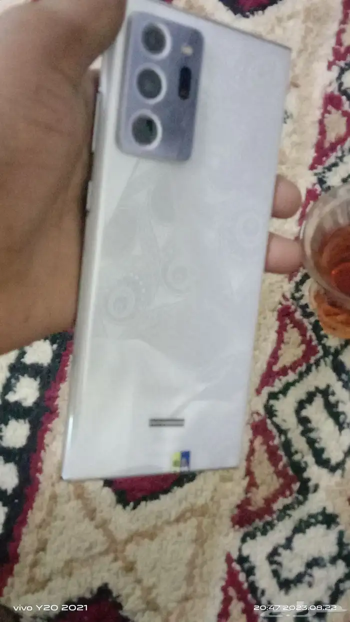 جوال سامسونج نوت 20 الترا 5G 128G شبه جديد بس مكسور شاشه 1