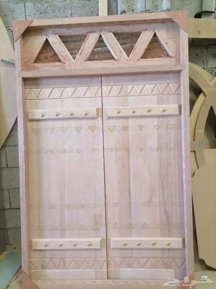 ابواب تراثيه خشب 9