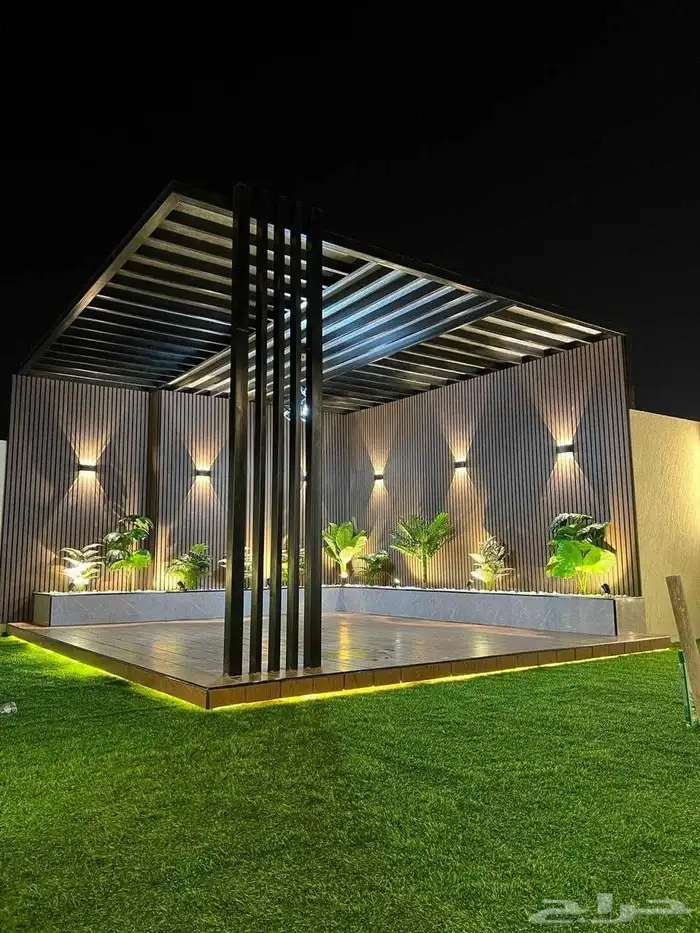 تنسيق حدائق عشب صناعي لكسان تنسيق ممرات HQP 1
