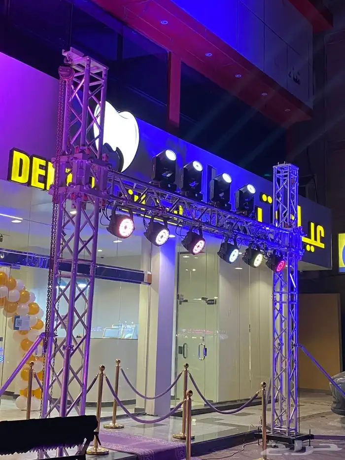 مناسبات وحفلات وافتتاحات تأجير جميع الإظاءات 5