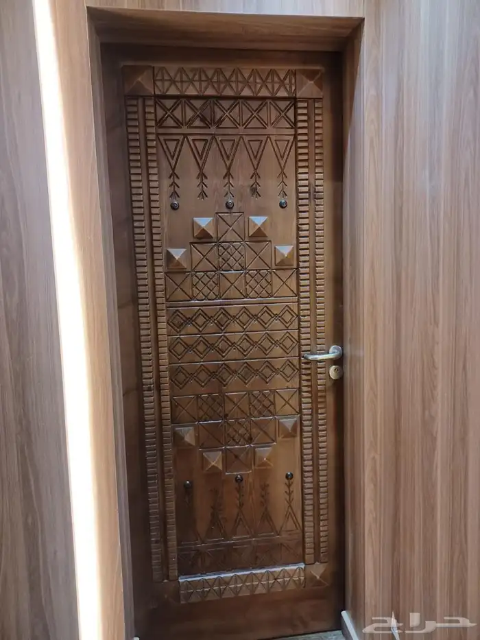 ابواب تراثيه خشب 12