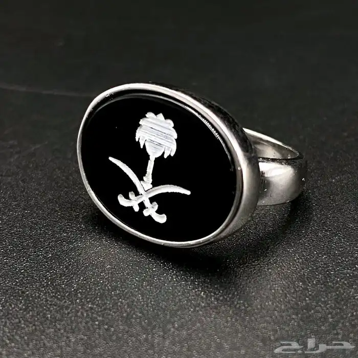 خواتم ملكي فضة نحت الأسماء والحروف والشعارات حسب الطلب 6