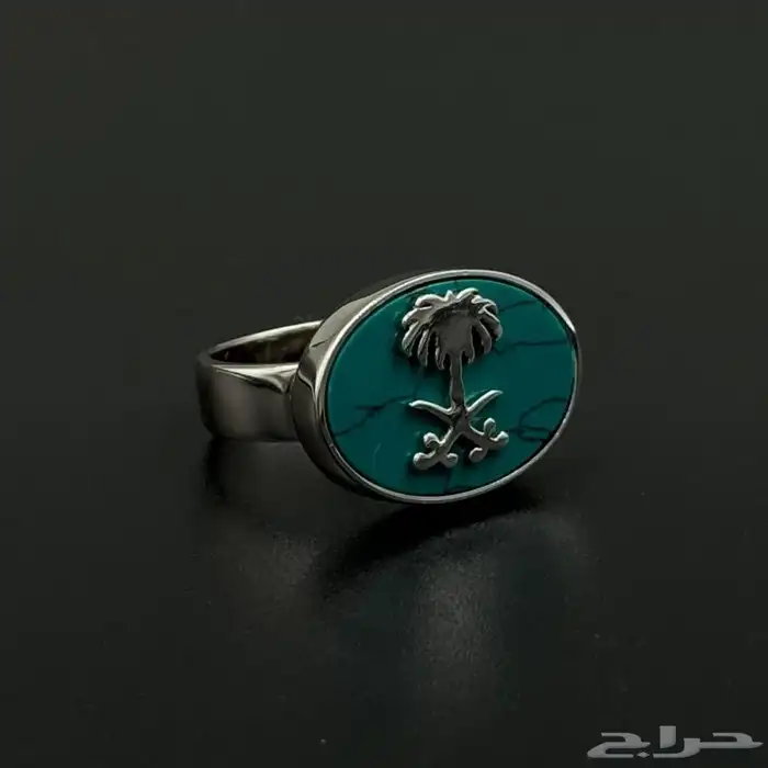 خواتم ملكي فضة نحت الأسماء والحروف والشعارات حسب الطلب 4