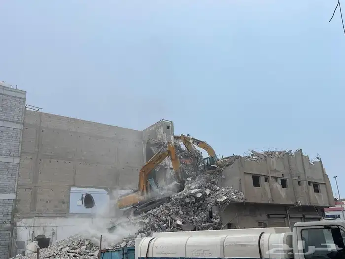 هدم مباني  هدم بيوت قديم ازله المباني التالفه 6