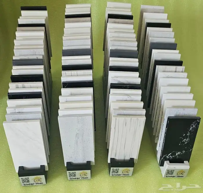 كتالوج رخام اكريليك كورين عينات رخام صناعي 7