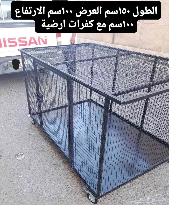 قفص عصافير روز شبك تفصيل حديد قط ببغاء الدمام 2