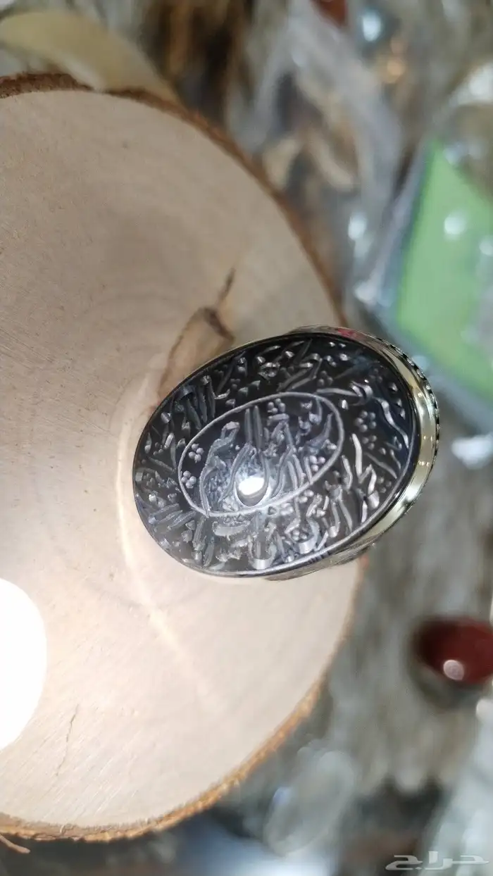 خاتم عقيق افريقي شفة عبد منقوش 8