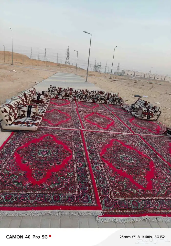 تاجير خيام وجلسات شعبيه وكراسي وطاولات طعام 3