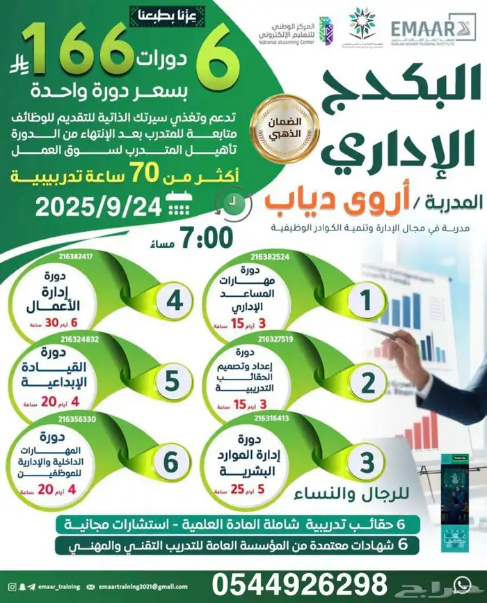 لا يفوتكم عروض اليوم الوطني دورات قوي و معتمدة. 0