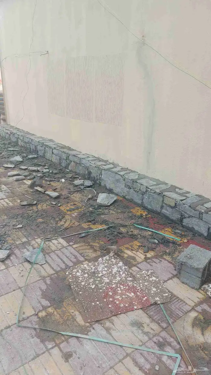 ديكور حجر طبيعي وكذالك بناء جدران استناديه او ثمايل 2
