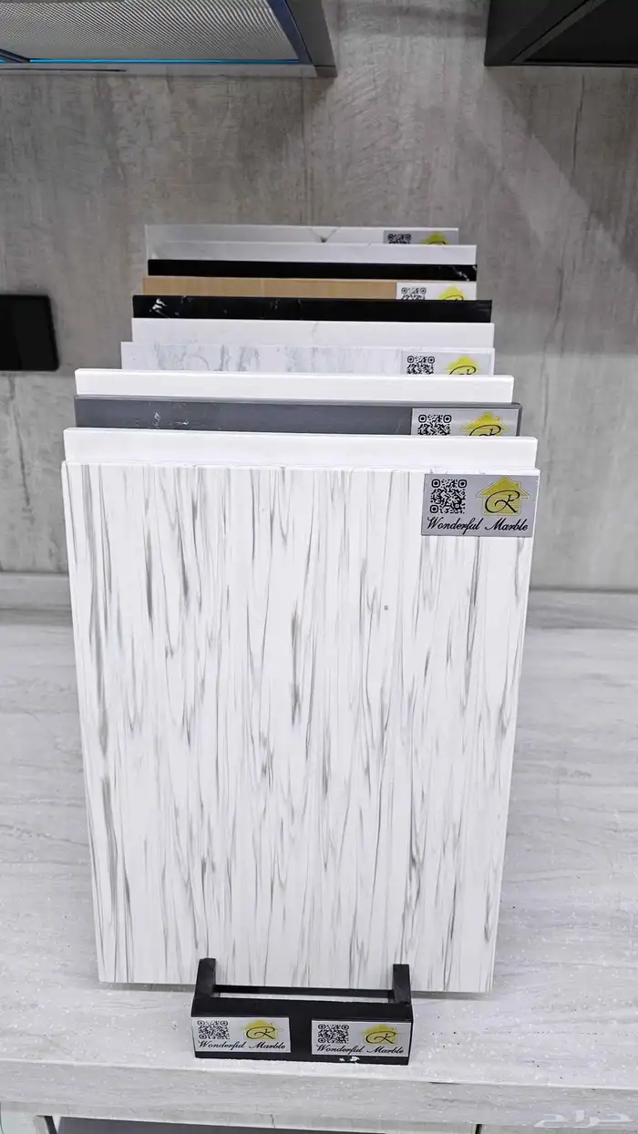 كتالوج رخام اكريليك كورين عينات رخام صناعي 1