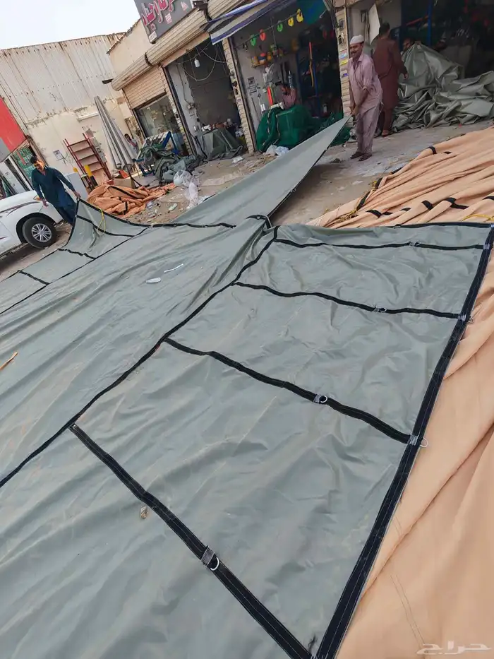 تفصيل شراع بي في سي جلد 680جرام 5