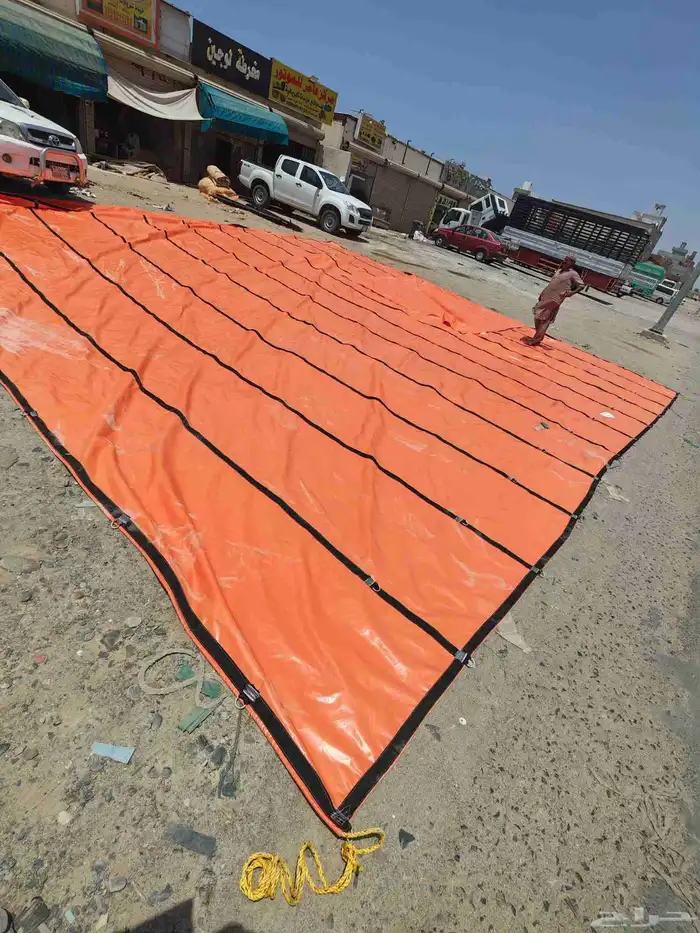 تفصيل شراع بي في سي جلد 680جرام 6