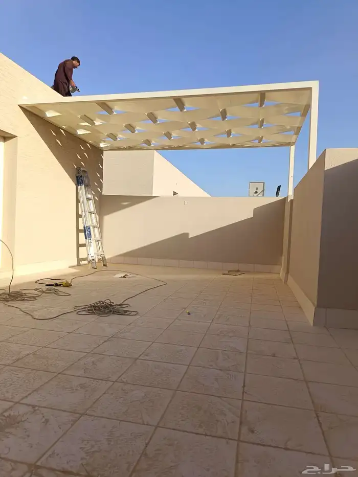 حداد شبابيك أبواب سندويتش مظلات فاخره 1