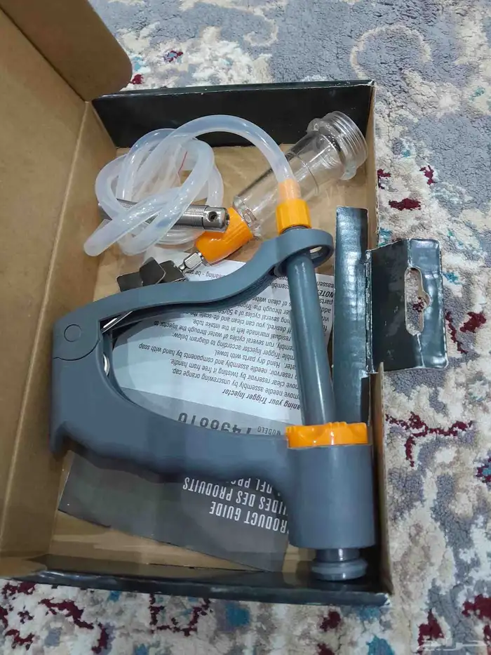 مسدس حقن الحراق البروست و مكينة خلاط الحمص وقناعة دجاج 2