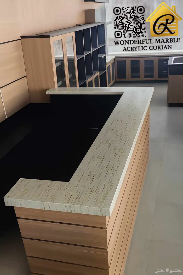 MARBLE ACRYLIC CORIAN رخام مطبخ اكريليك 0