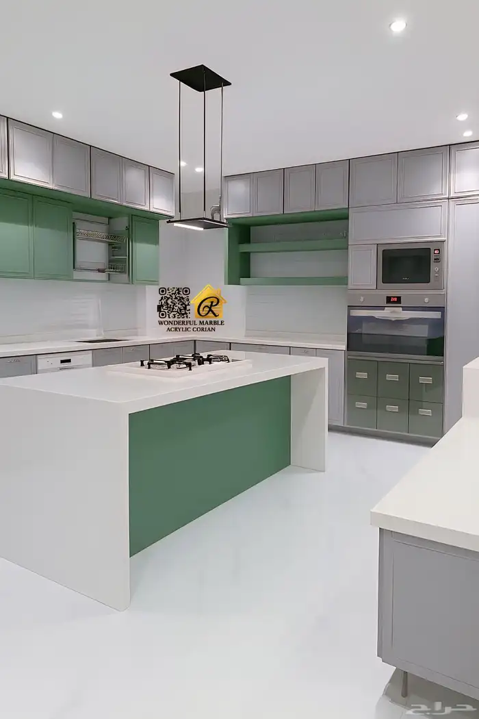 رخام مطبخي اكريليك كورين WONDERFUL MARBLE ACRYLIC CORIAN 1