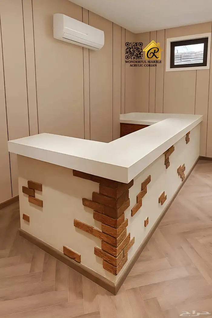 رخام مطبخي اكريليك كورين WONDERFUL MARBLE ACRYLIC CORIAN 2