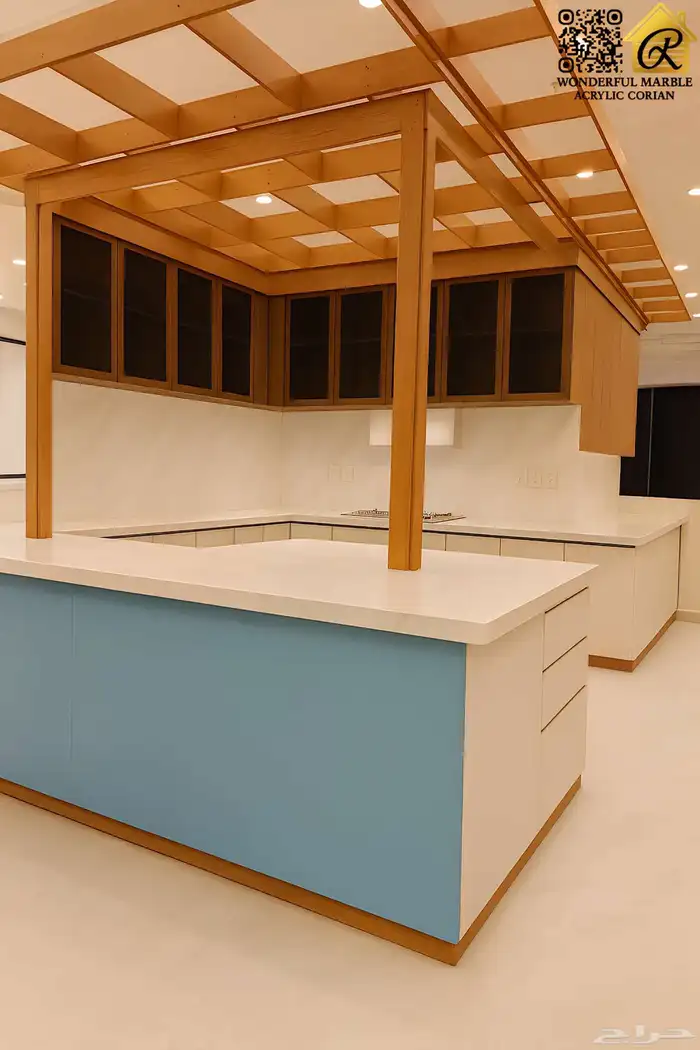 رخام مطبخي اكريليك كورين WONDERFUL MARBLE ACRYLIC CORIAN 4