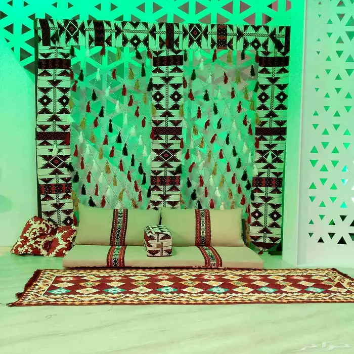 تاجير خيام وجلسات شعبيه وكراسي وطاولات طعام 5