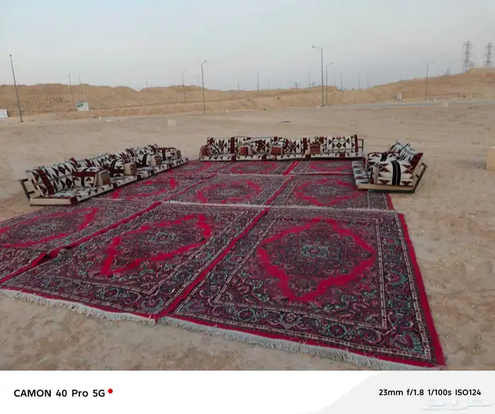 تاجير خيام وجلسات شعبيه وكراسي وطاولات طعام 4