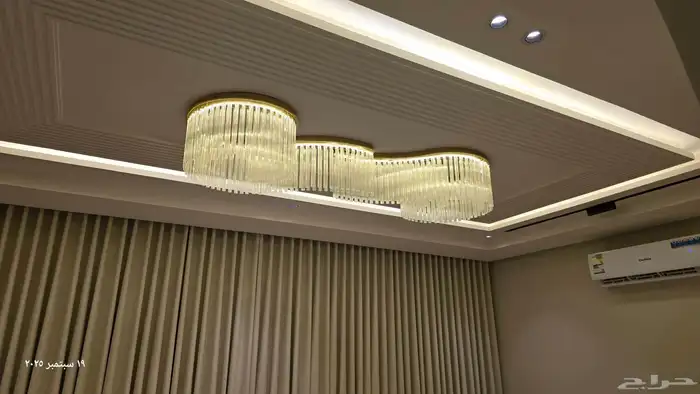 ثريات لد كريستال شريط ليد اباجورات يوجد لدينا جميع المقاسات 4