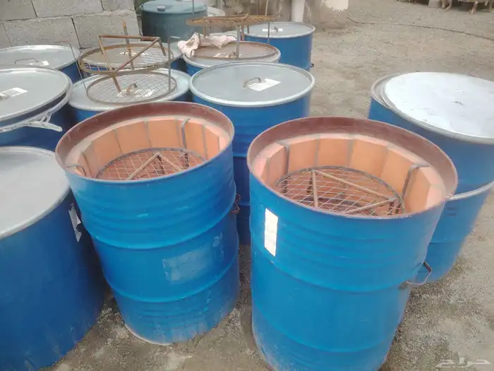 براميل مندي طوب حراري و حطب وفحم فخارات 0