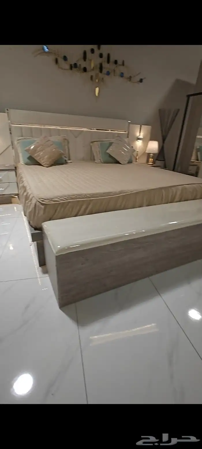 عرض اليوم الوطني غرف نوم عرسان مودرن فخمه تتكون من 9قطعه 10ق 3