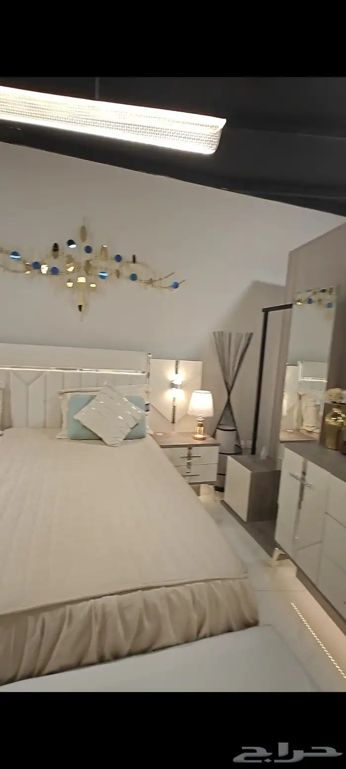 عرض اليوم الوطني غرف نوم عرسان مودرن فخمه تتكون من 9قطعه 10ق 5