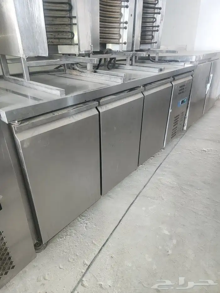 ثلاجه ستيل ايطالي مستخدمه شبه جديد 2