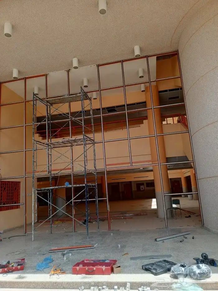 معلم تركيب قزاز والمنيوم واستركشر 2