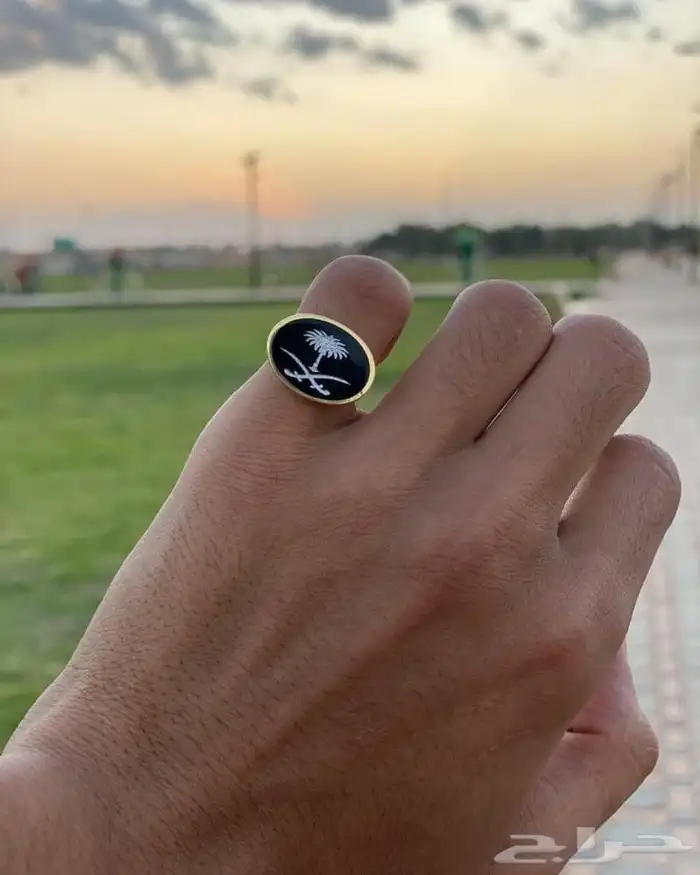 خواتم ملكي فضة نحت الأسماء والحروف والشعارات حسب الطلب 2