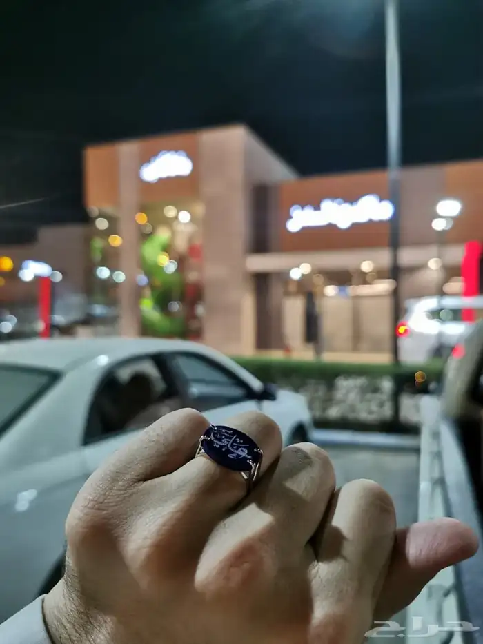 خواتم ملكي فضة نحت الأسماء والحروف والشعارات حسب الطلب 13