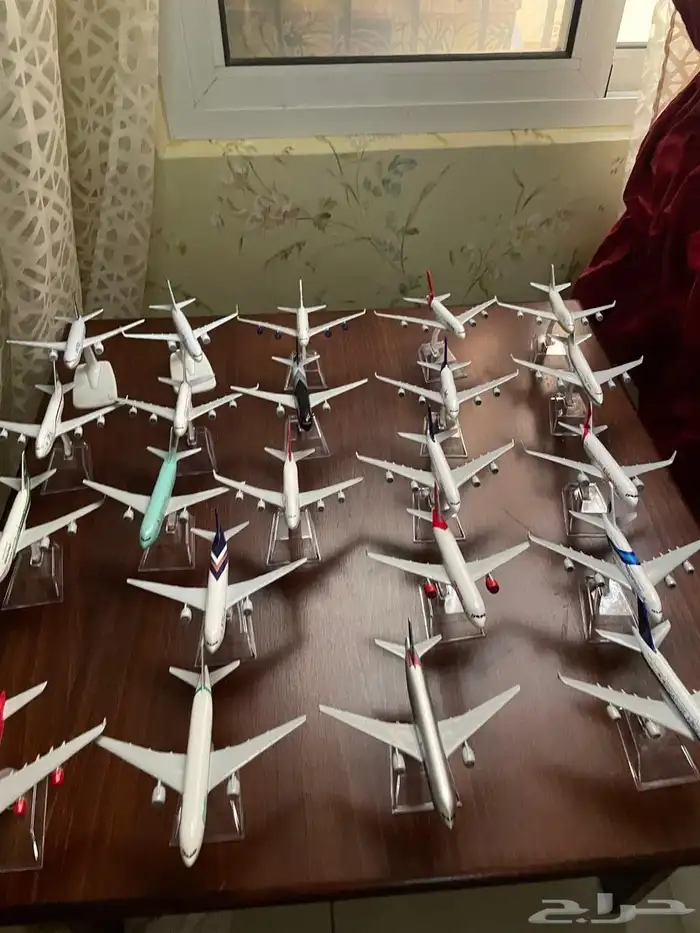 مجسم طيارات لمختلف الدول والشركات بسعر التصفية 0