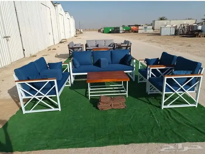 كراسي حديد جلسات خارجيه مراكيز كويتيه شعبيه 14