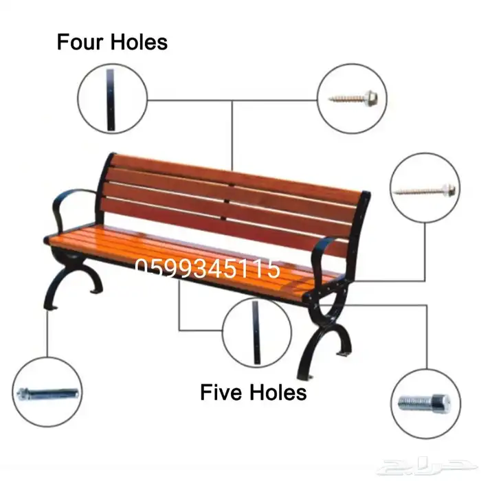 مقعد فناء في الهواء الطلق أثاث الشرفة الأمامية مقاعد مضادة 14