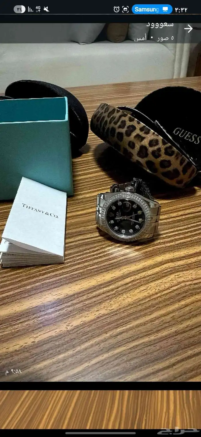 ساعات ونظارات اصلي ونظيف جدا 2