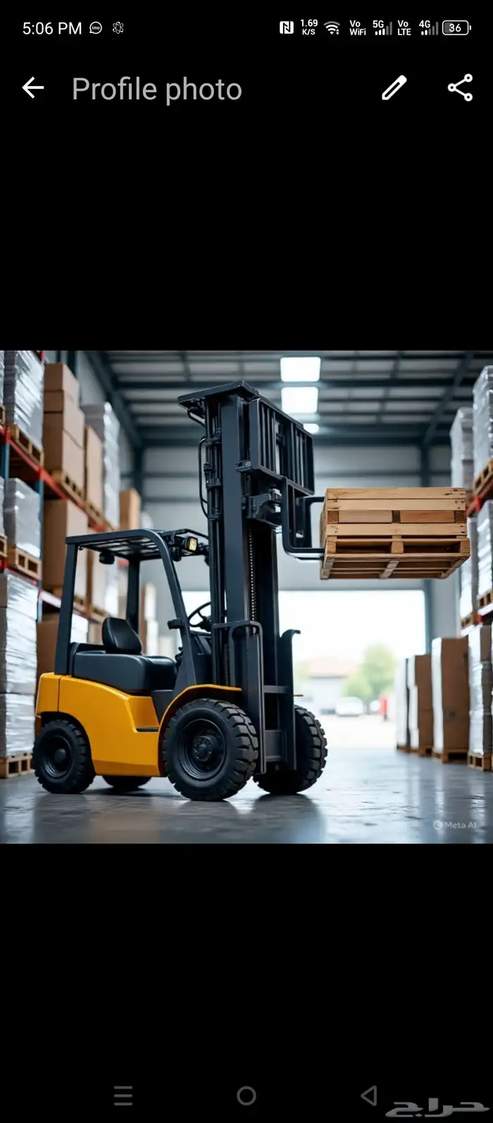 رافعه شوكيه سكين فوركليفت للايجار في جده 0