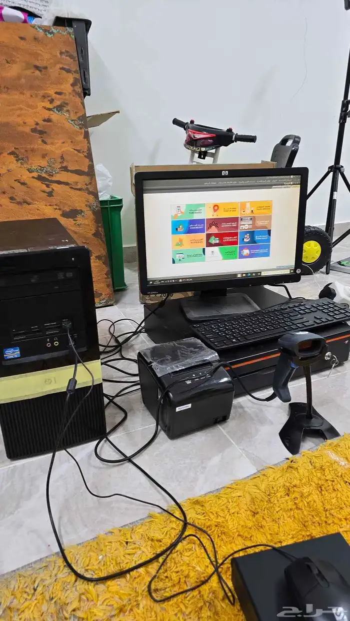 كمبيوتر كاشير مع برنامج محاسبة مجاني للبيع 0