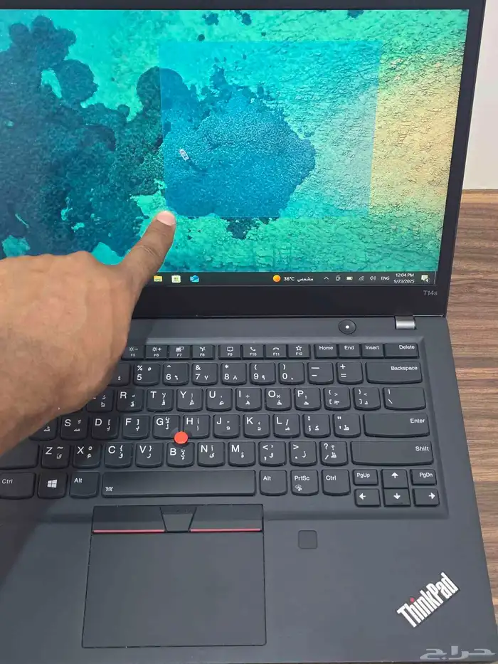 لابتوب Lenovo Thinkpad T14S المعالج Core i7  الرام 32  شاشة 5