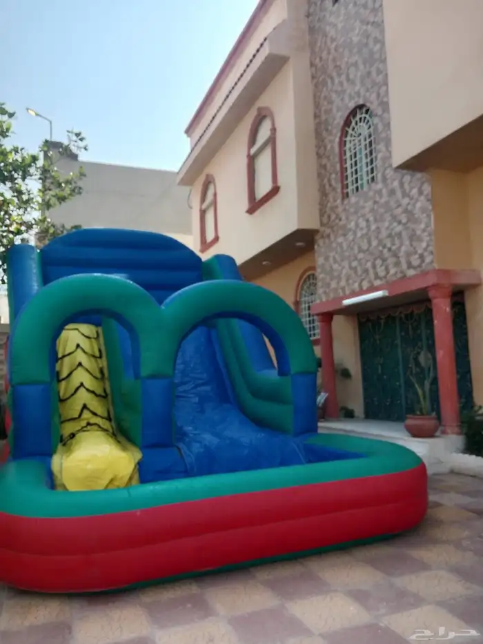 ايجار يومي ملعب صابوني زحليق نطيطات هوائيه جده 6