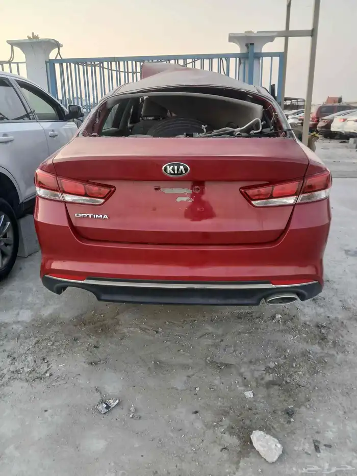 كيا اوبتيما موديل 2016 خلفيه كامل قير شرط أبواب شرط محركات 0