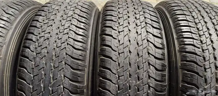 نعرض لكم كفرات دنلوب ياباني وكاله نضيف علا الشرط 265 65 17 2