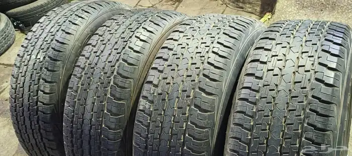 نعرض لكم كفرات صيني دعسه دنلوب نظيف علا الشرط 285 60 18 7