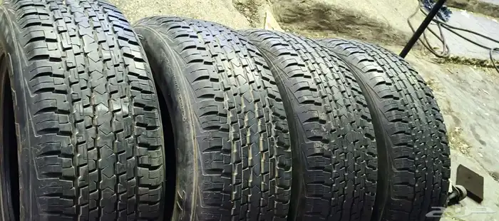 نعرض لكم كفرات صيني دعسه دنلوب نظيف علا الشرط 285 60 18 5