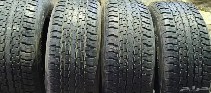 نعرض لكم كفرات صيني دعسه دنلوب نظيف علا الشرط 285 60 18 6